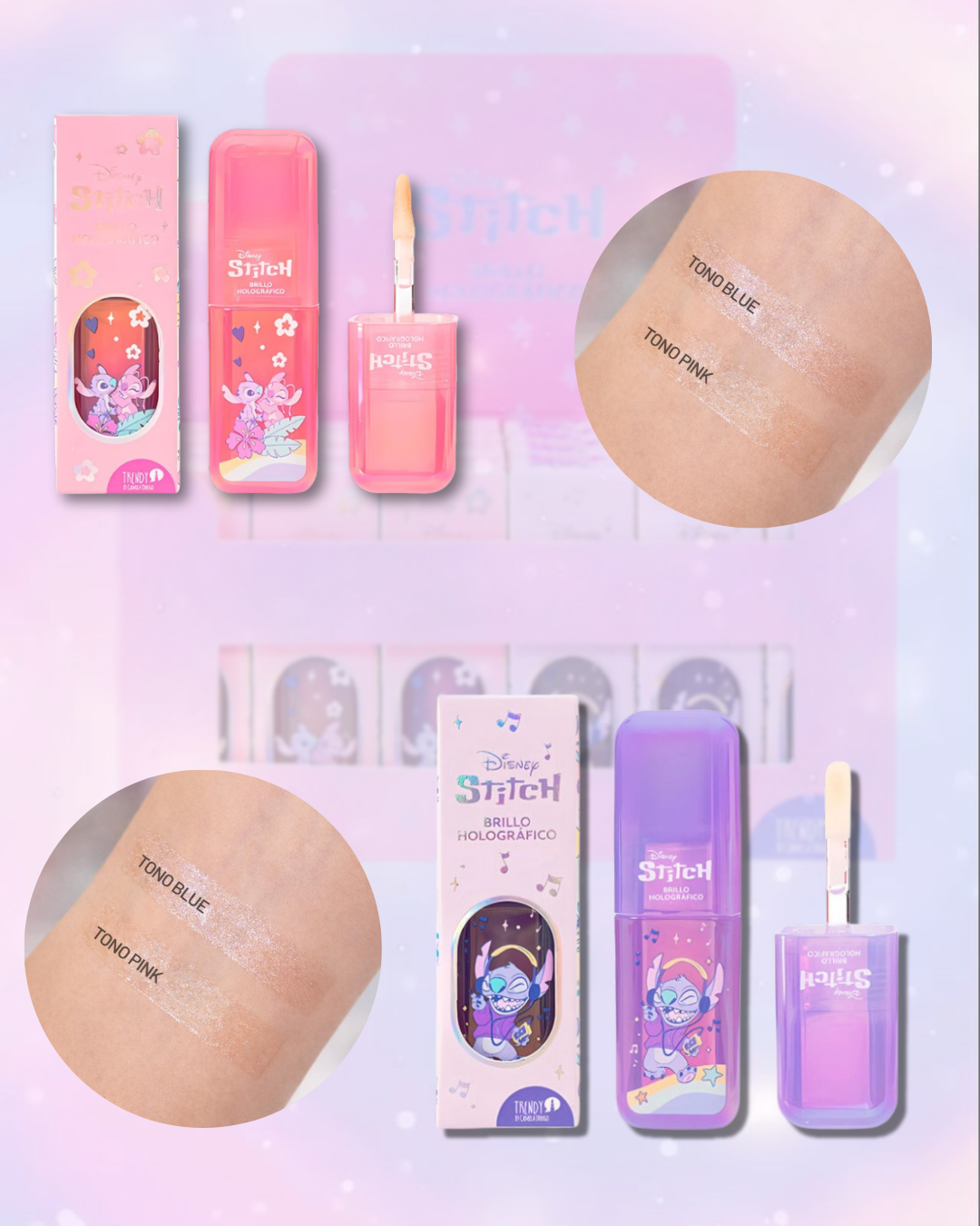 Brillo Holografico Stitch Trendy