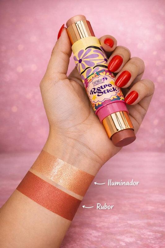 Rubor e ilumonador Barra Retro Stick