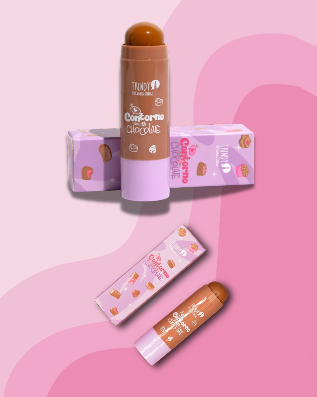 Contorno Barra Chocolate Trendy