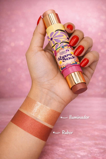 Rubor e ilumonador Barra Retro Stick