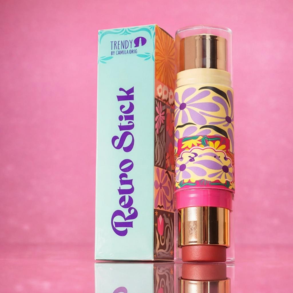 Rubor e ilumonador Barra Retro Stick