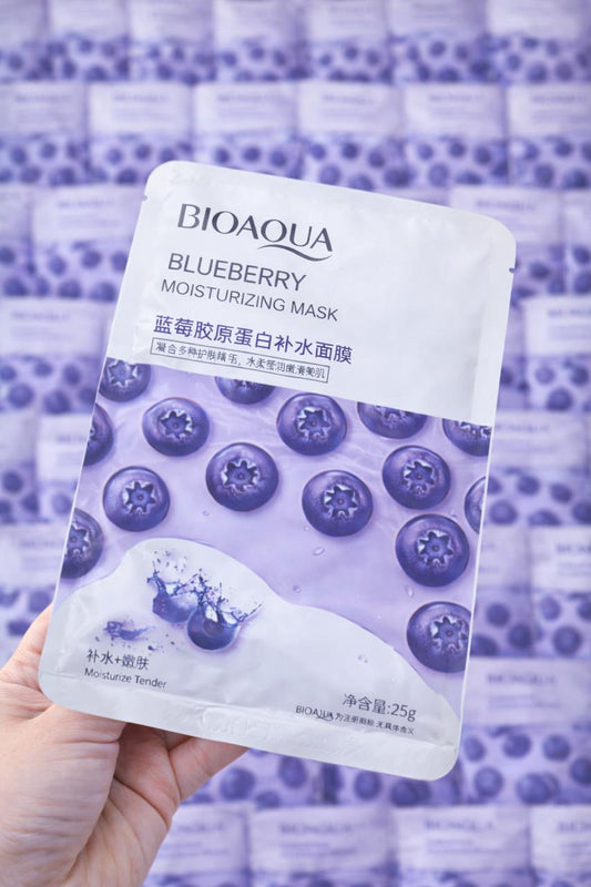 Mascarilla Velo Facial Arandanos