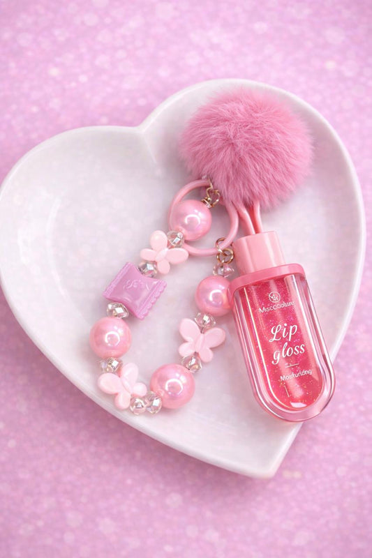 Gloss llavero Rosado