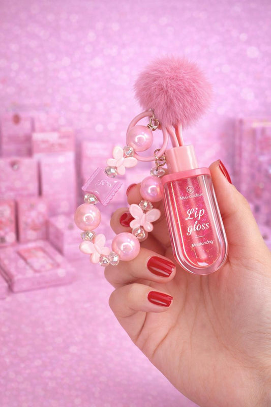 Gloss llavero Rosado